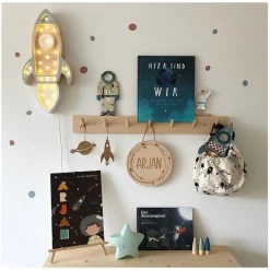 Little Lights Nightlight Rocket Gris Claro - ^ Linternas Y Lámparas De Noche