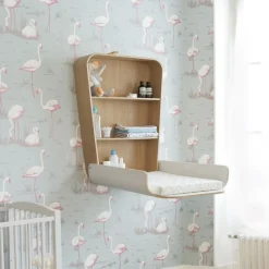 Charlie Crane Noga Cambiador De Pared Para Bebes - Blanco - ^ Mobiliario De Guarderia