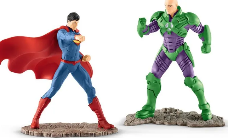 Schleich Pack De Escenarios Superman Vs Lex Luthor - ^ Héroes De Cómic Y Dibujos Animados