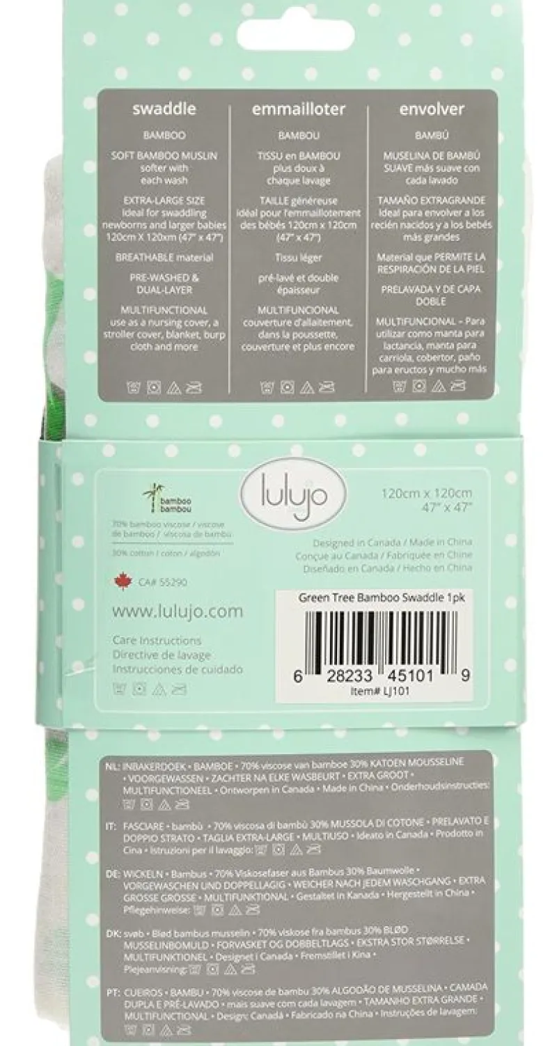 Lulujo Panal De Bambu - Arbre Vert - ^ Mantas Y Pañales