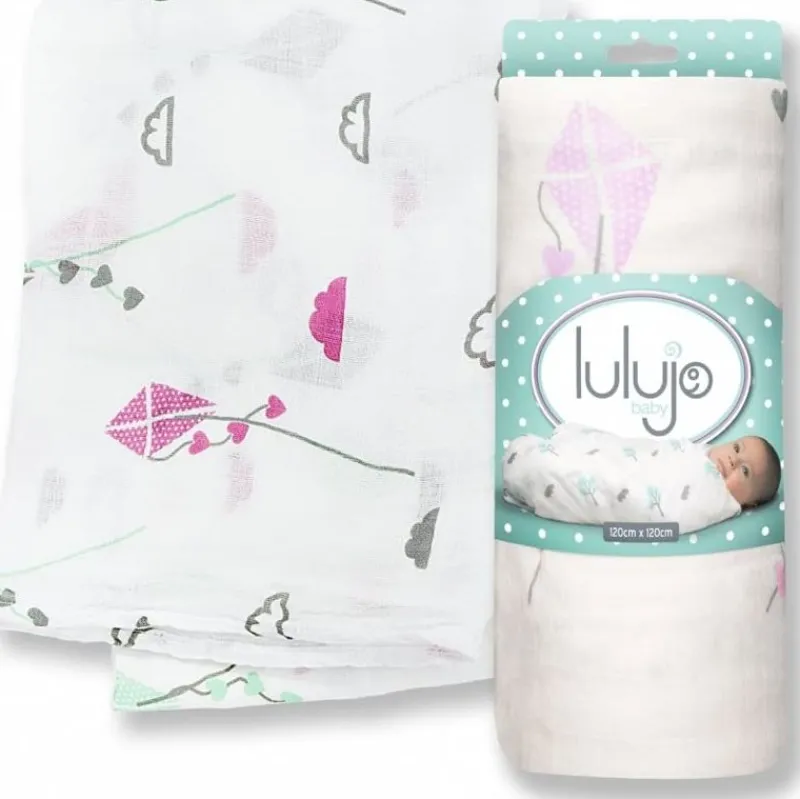 Lulujo Panal De Bambu - Cerf-Volant Rose - ^ Mantas Y Pañales