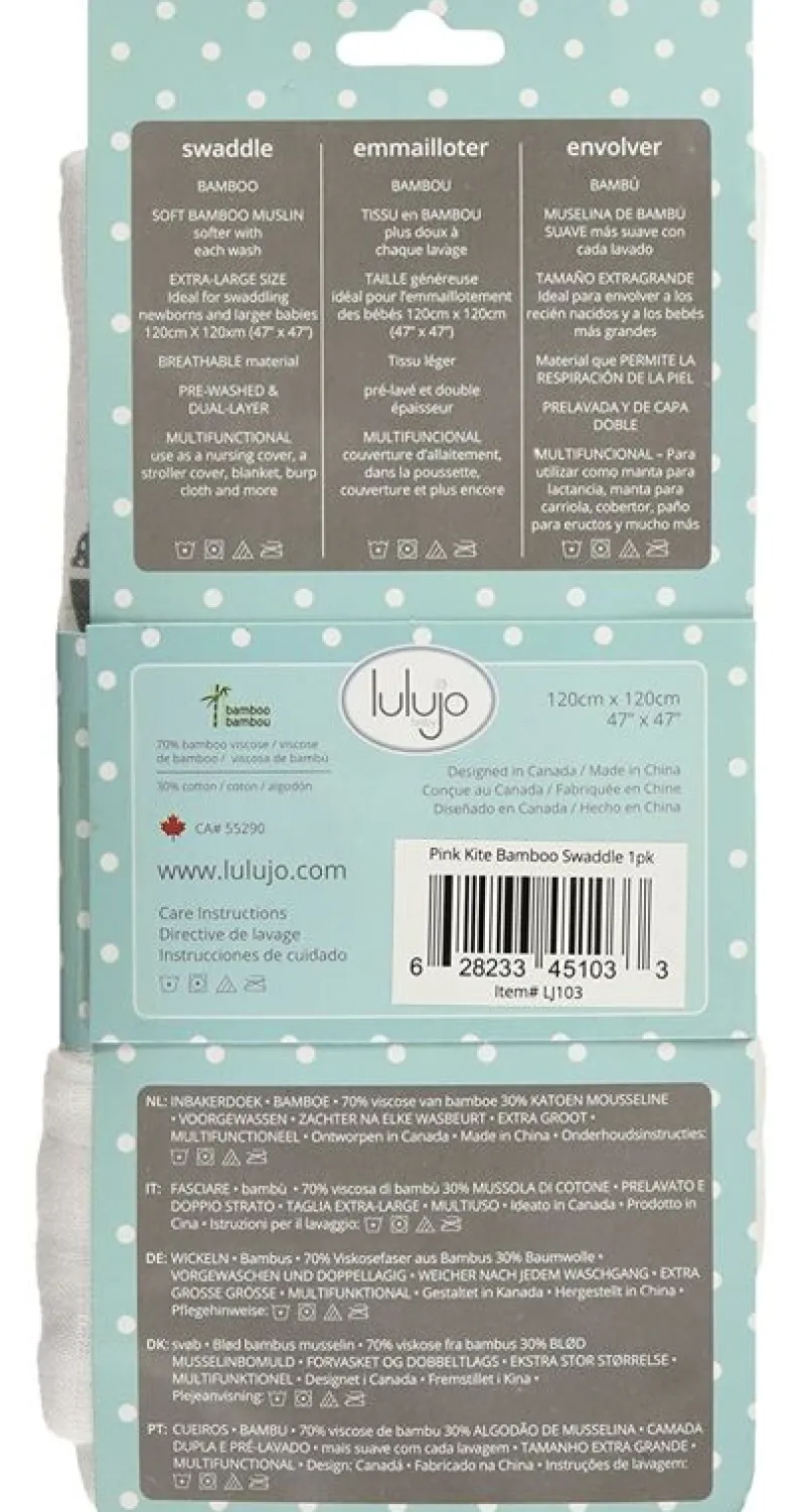 Lulujo Panal De Bambu - Cerf-Volant Rose - ^ Mantas Y Pañales