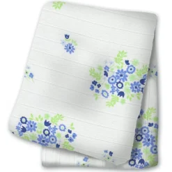 Lulujo Panal De Muselina - Bouquet Bleu Vintage - ^ Mantas Y Pañales
