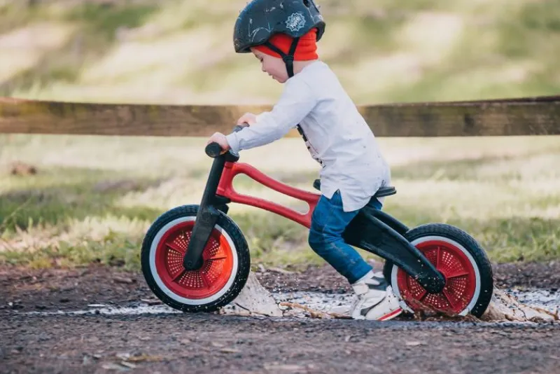 Wishbone Design Studio Patinete Wishbone Recycled Edition Rojo 3 En 1 - ^ Draisiennes Y Bicicletas De Madera