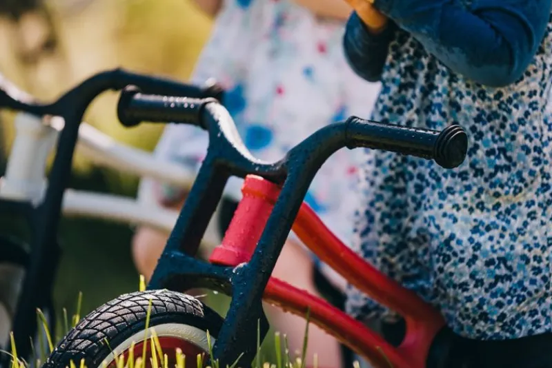 Wishbone Design Studio Patinete Wishbone Recycled Edition Rojo 2 En 1 - ^ Draisiennes Y Bicicletas De Madera