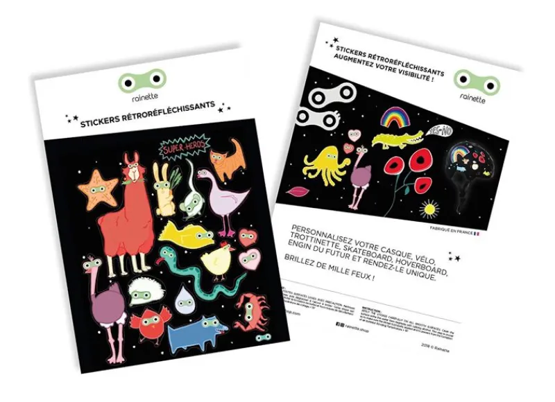 Rainette Pegatinas De Colores De SuperHéroes - ^ Cascos Y Guantes