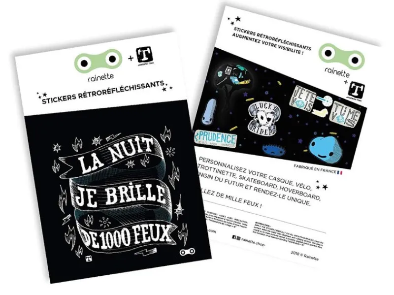 Rainette Pegatinas Por La Noche Brillo Con 1000 Luces - ^ Cascos Y Guantes