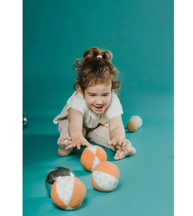 Petit Boum Pelotas Sensoriales Montessori Multicolor - ^ Juegos Montessori