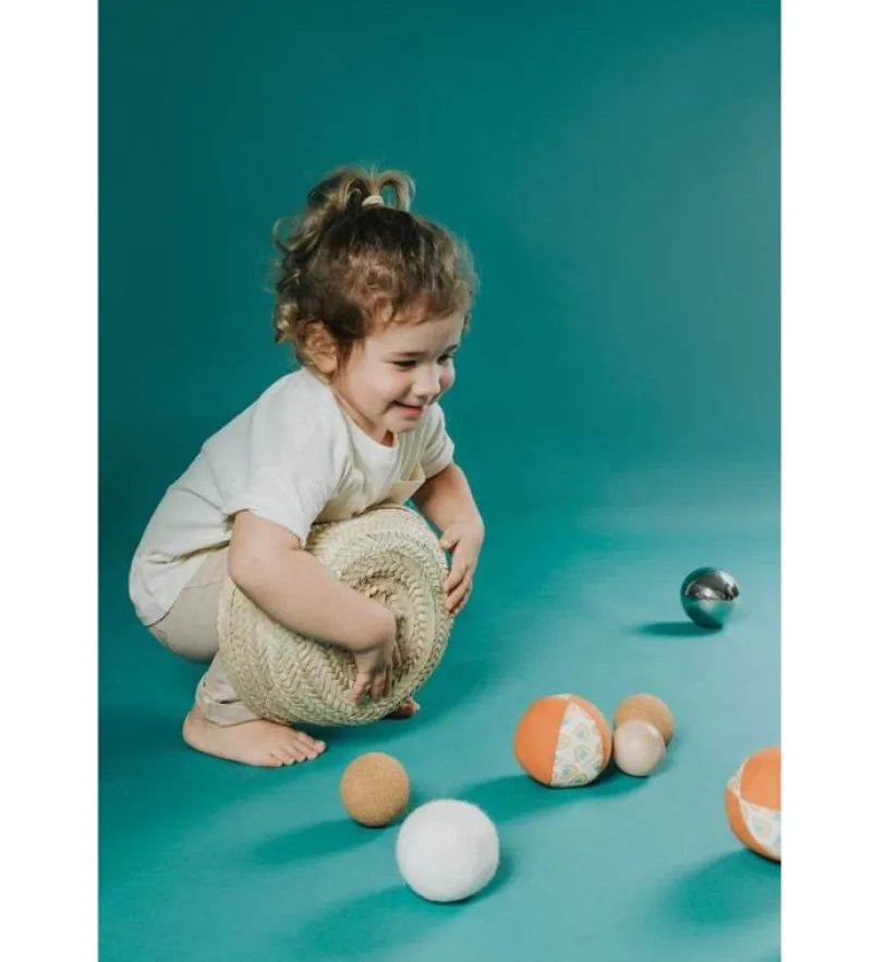 Petit Boum Pelotas Sensoriales Montessori Multicolor - ^ Juegos Montessori