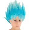 Chaks Peluca Azul De Goku Super Saiyan Para Nino - ^Nino Disfraces