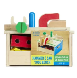 Melissa & Doug Pequeno Banco De Trabajo De Sobremesa - ^ Otros Juegos De Construcción