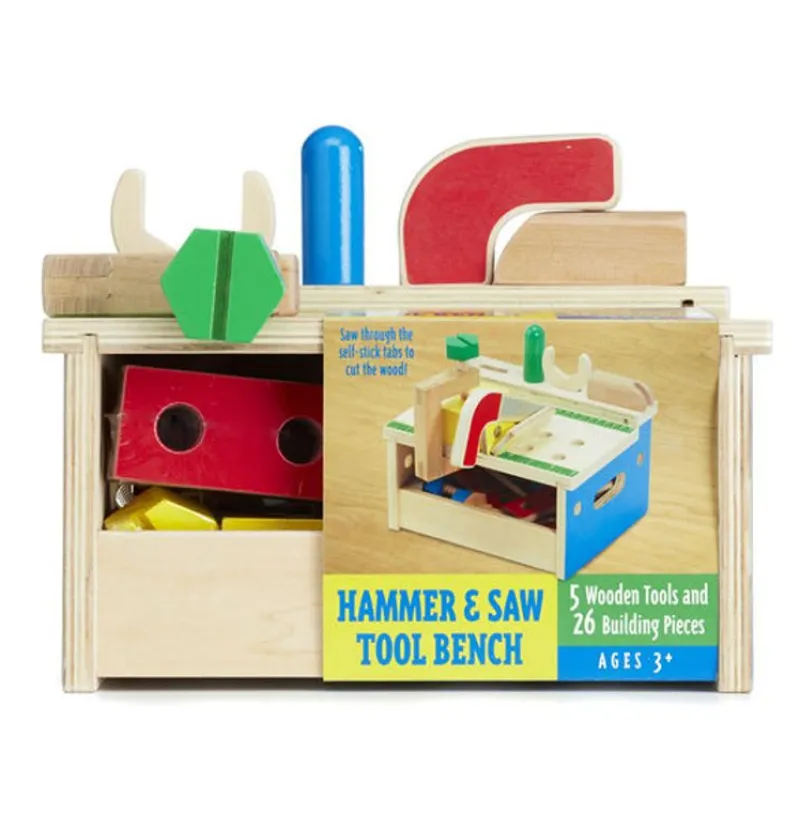 Melissa & Doug Pequeno Banco De Trabajo De Sobremesa - ^ Otros Juegos De Construcción