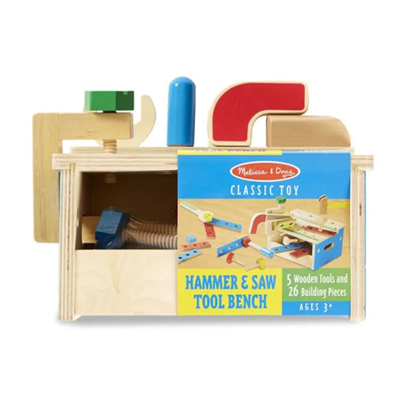 Melissa & Doug Pequeno Banco De Trabajo De Sobremesa - ^ Otros Juegos De Construcción