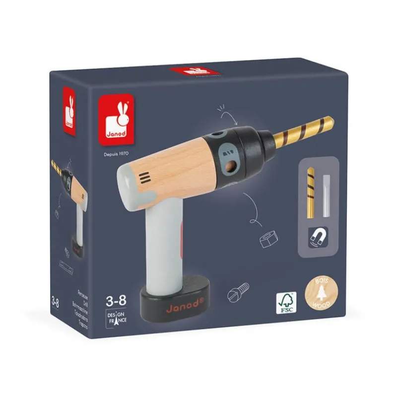 Janod Perceuse Brico'Kids - ^ Bancos De Trabajo, Cajas De Herramientas, Bricolaje...