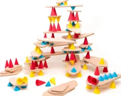 Oppi Piks - Kit De Educacion 128 Piezas - ^ Juegos De Equilibrio Y Motricidad