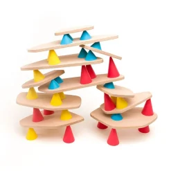 Oppi Piks - Kit Mediano 44 Piezas - ^ Juegos De Equilibrio Y Motricidad