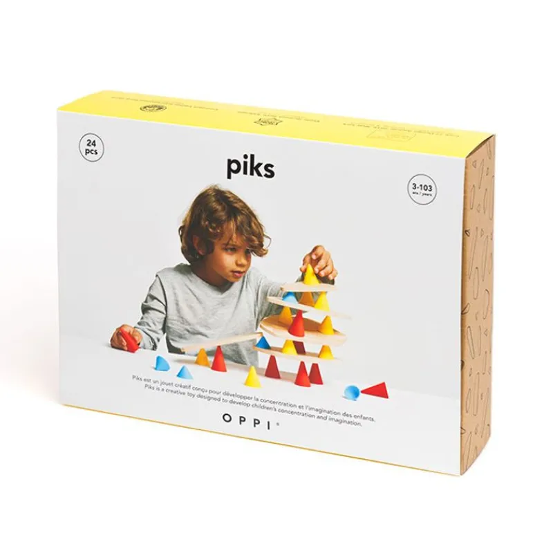 Oppi Piks - Kit Pequeno 24 Piezas - ^ Juegos De Equilibrio Y Motricidad