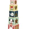 Janod Piramide 6 Cubos Baby Forest - ^ Bloques Y Juguetes Apilables