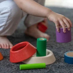 Plan Toys Piramide Apilada - ^ Bloques Y Juguetes Apilables
