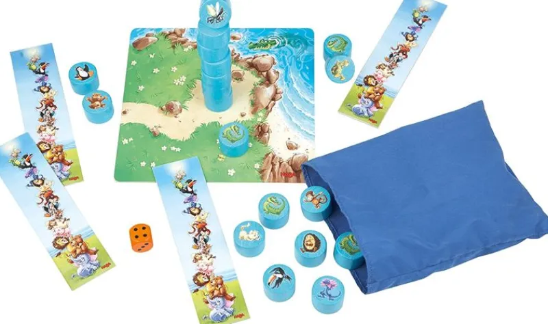 Haba Piramide De Animales - Memo De Los Acrobatas - ^ Juegos De Mesa