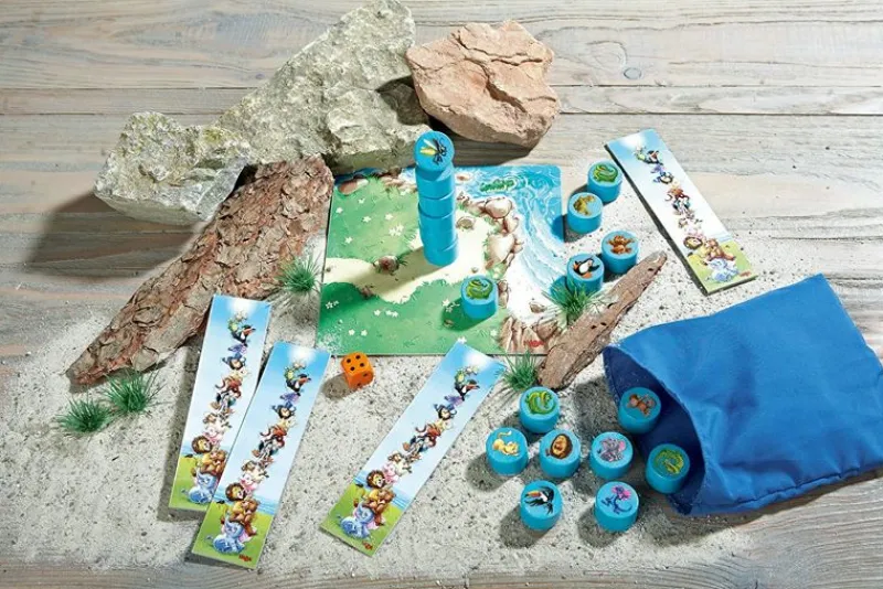 Haba Piramide De Animales - Memo De Los Acrobatas - ^ Juegos De Mesa