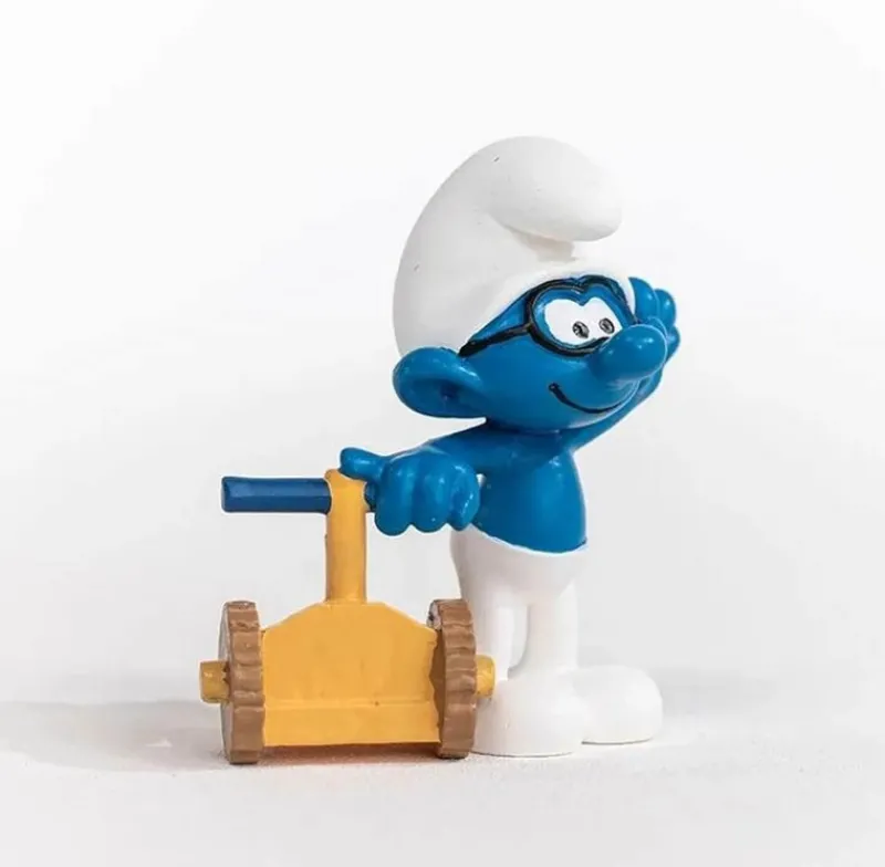 Schleich Pitufo Apurado - ^ Héroes De Cómic Y Dibujos Animados