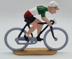 Fonderie Roger Pln Estatuilla De Ciclista Maillot De Campeon De Italia - ^ Ciclistas En Miniatura