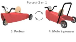 Chou Du Volant Portamotos 2 En 1 Azul - ^ Transportistas
