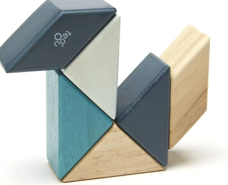 Tegu Prism Pocket Pouch Blues 6 Piezas - ^ Imanes, Libros Magnéticos Y Juegos Magnéticos