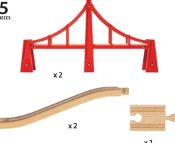 Brio Puente Colgante Doble - ^ Estaciones De Ferrocarril, Puentes Y Edificios De La Brio