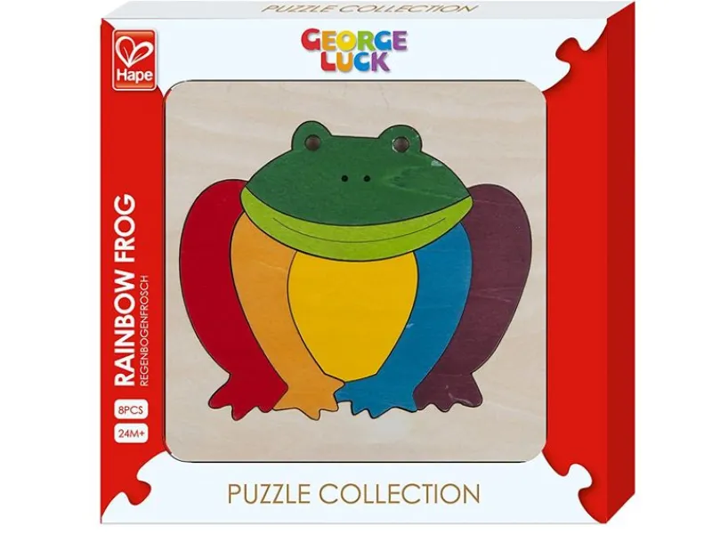 Hape Toys Puzzle - Rana Arco Iris - ^ Puzzles Para Niños