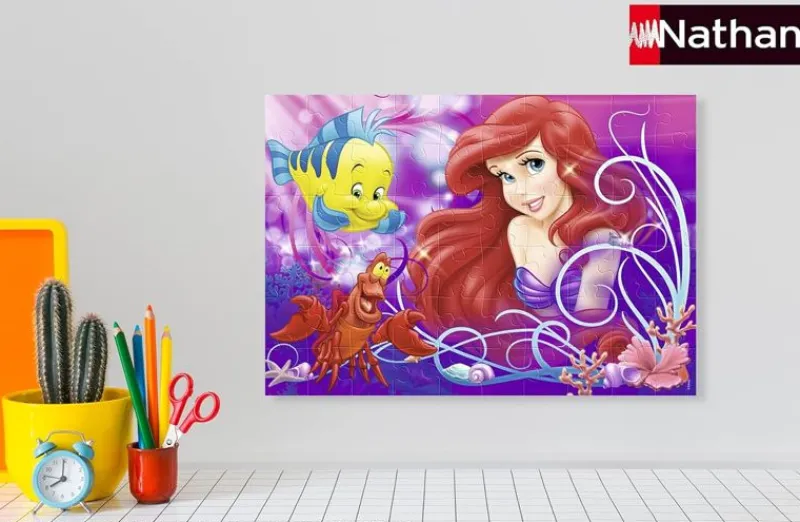 Nathan Puzzle Ariel La Sirenita 60 Piezas - ^ Puzzles De 50 A 80 Piezas