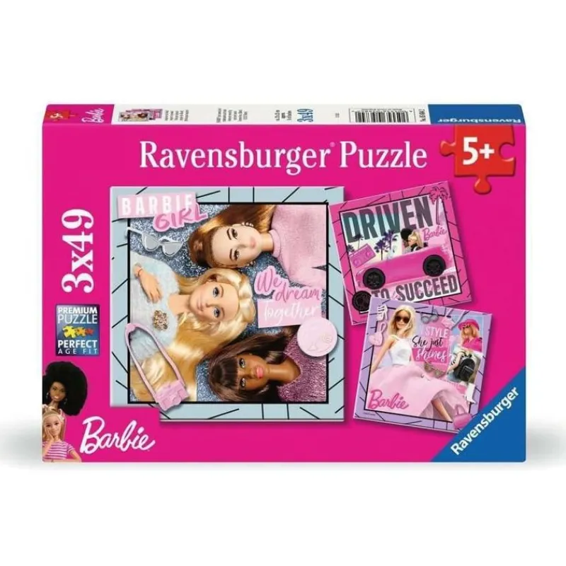 Ravensburger Puzzle Barbie 3X49 Pcs - ^ Puzzles De 20 A 48 Piezas