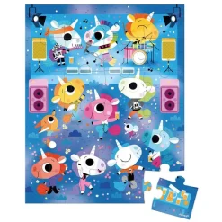 Janod Puzzle Concierto De Rock Unicornios 24 Piezas - ^ Puzzles De 20 A 48 Piezas