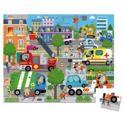 Janod Puzzle De 36 Piezas City - ^ Puzzles De 20 A 48 Piezas