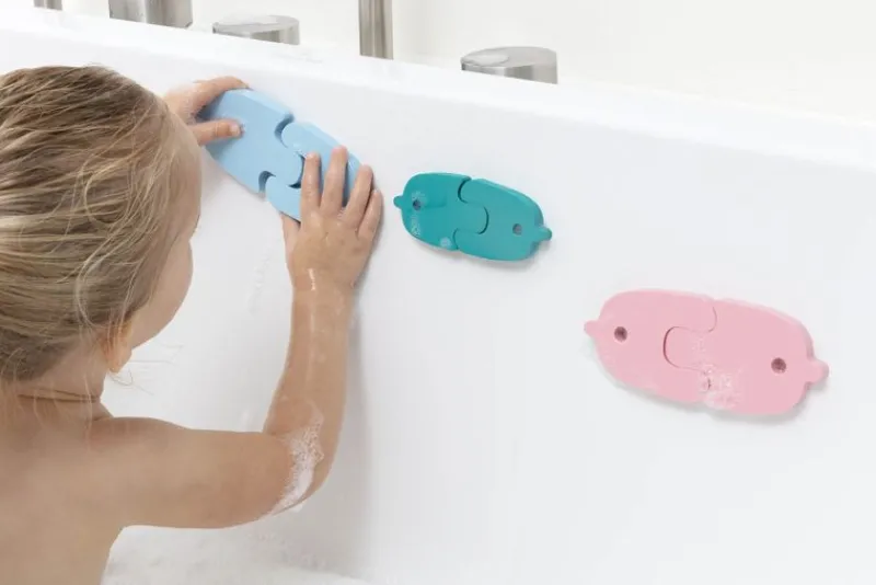 Quut Puzzle De Baño - Baleines - ^ Juguetes Para El Baño