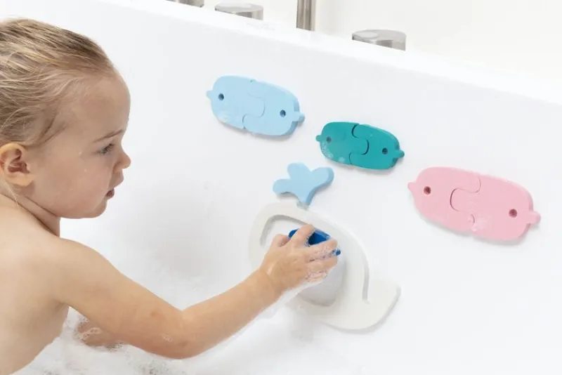 Quut Puzzle De Baño - Baleines - ^ Juguetes Para El Baño
