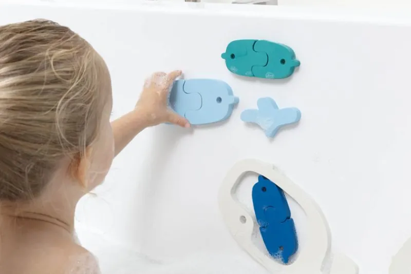 Quut Puzzle De Baño - Baleines - ^ Juguetes Para El Baño