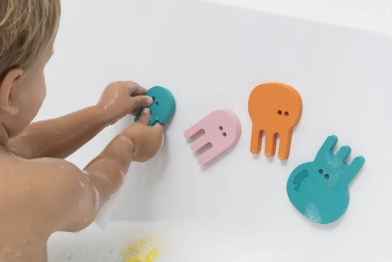 Quut Puzzle De Baño - Medusa - ^ Juguetes Para El Baño