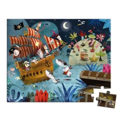 Janod Puzzle De La Busqueda Del Tesoro 36 Piezas - ^ Puzzles De 20 A 48 Piezas