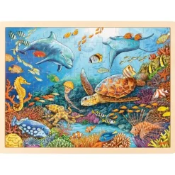 Goki Puzzle De La Gran Barrera De Coral - ^ Puzzles De 100 A 200 Piezas