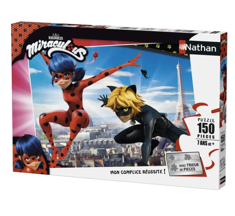 Nathan Puzzle De La Mariquita Y El Gato Negro 150 Piezas - ^ Puzzles De 100 A 200 Piezas