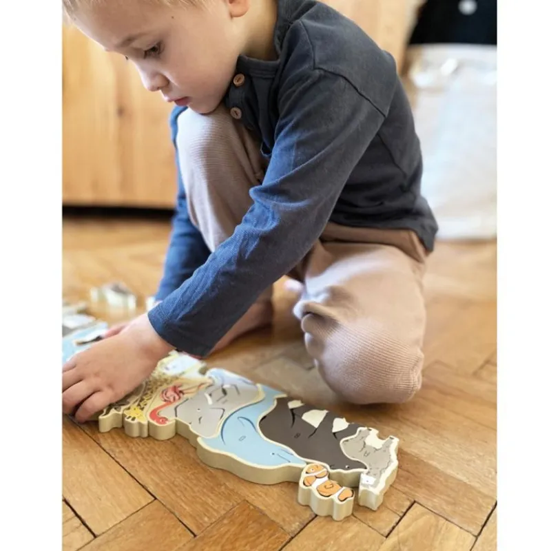 Small foot company Puzzle De Letras Y Animales - ^ Aprender Divirtiéndose
