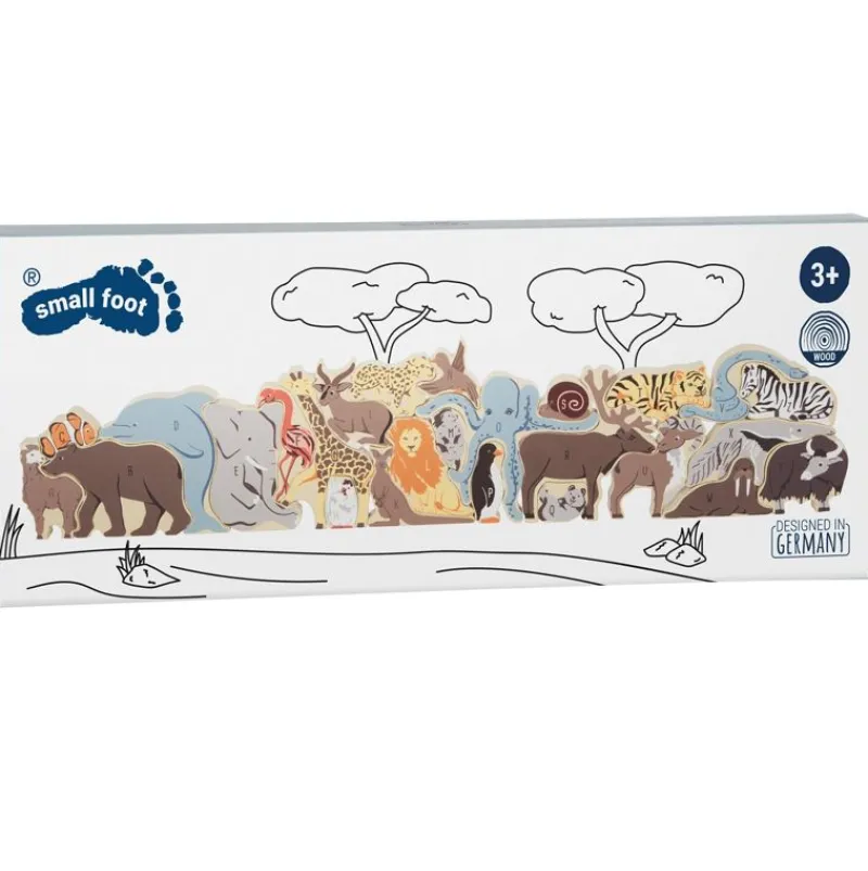 Small foot company Puzzle De Letras Y Animales - ^ Aprender Divirtiéndose