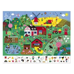 Janod Puzzle De Observacion La Granja 24 Piezas - ^ Puzzles De 20 A 48 Piezas