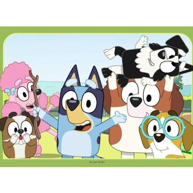 Ravensburger Puzzle Divirtiéndose Con Bluey 2X12P - ^ Rompecabezas De 12 Piezas