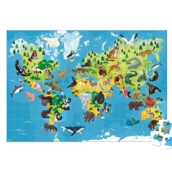 Janod Puzzle Educativo De 200 Piezas Animales En Via De Extincion - ^ Puzzles De 100 A 200 Piezas