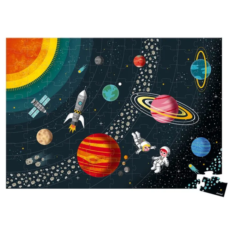 Janod Puzzle Educativo Del Sistema Solar 100 Piezas - ^ Puzzles De 100 A 200 Piezas