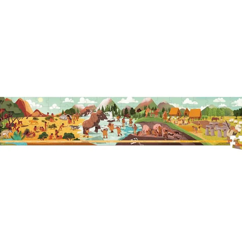 Janod Puzzle Friso Prehistoria 100 Piezas - ^ Puzzles De 100 A 200 Piezas