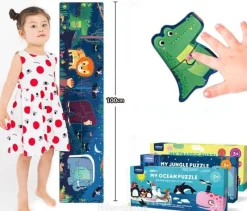 Mideer Puzzle Gigante De Suelo De Selva - ^ Puzzles De 20 A 48 Piezas